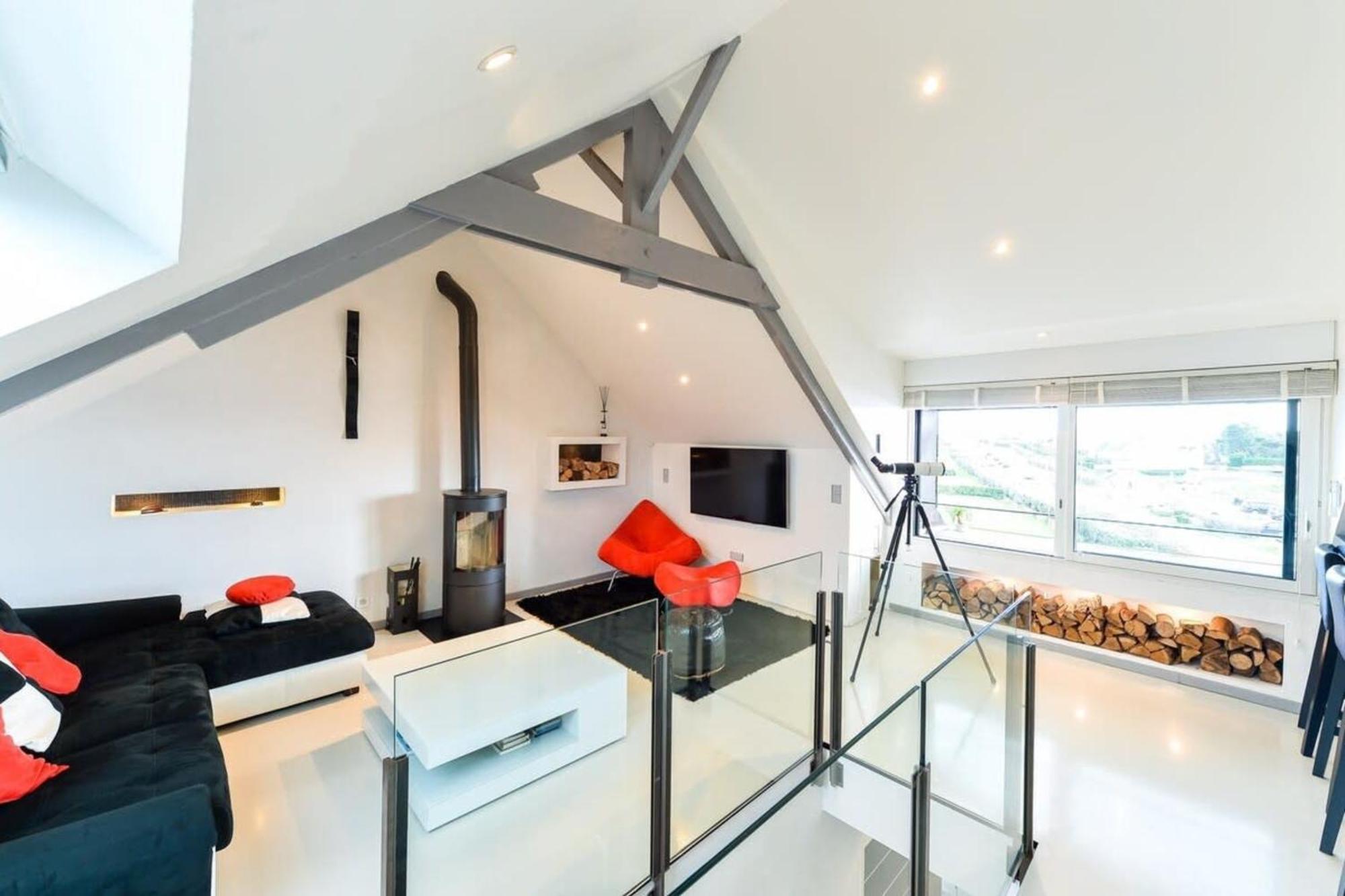 Luxury Loft Vue Mer Exceptionnelle 180 Ploemeur Exterior photo