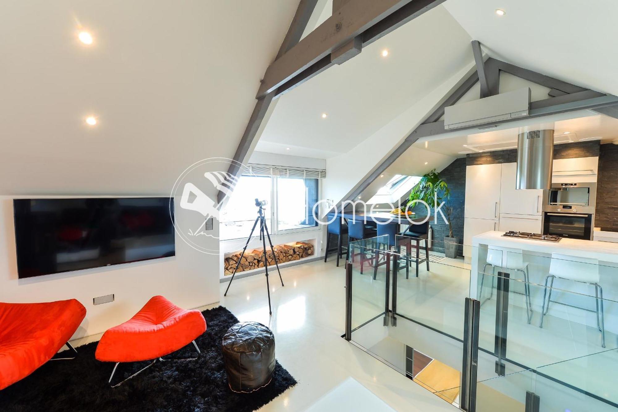 Luxury Loft Vue Mer Exceptionnelle 180 Ploemeur Exterior photo